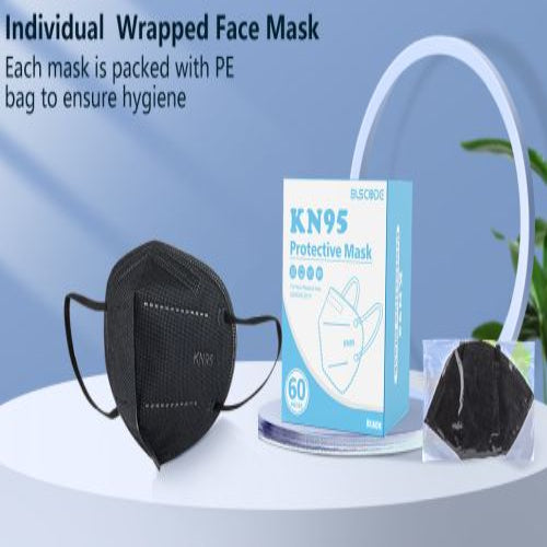 KN95 Particulate Respirator Mask – Disposable, Bag of 60
