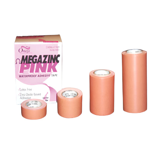 Megazinc Pink Zinc Oxide Tape – 1" x 5 Yards