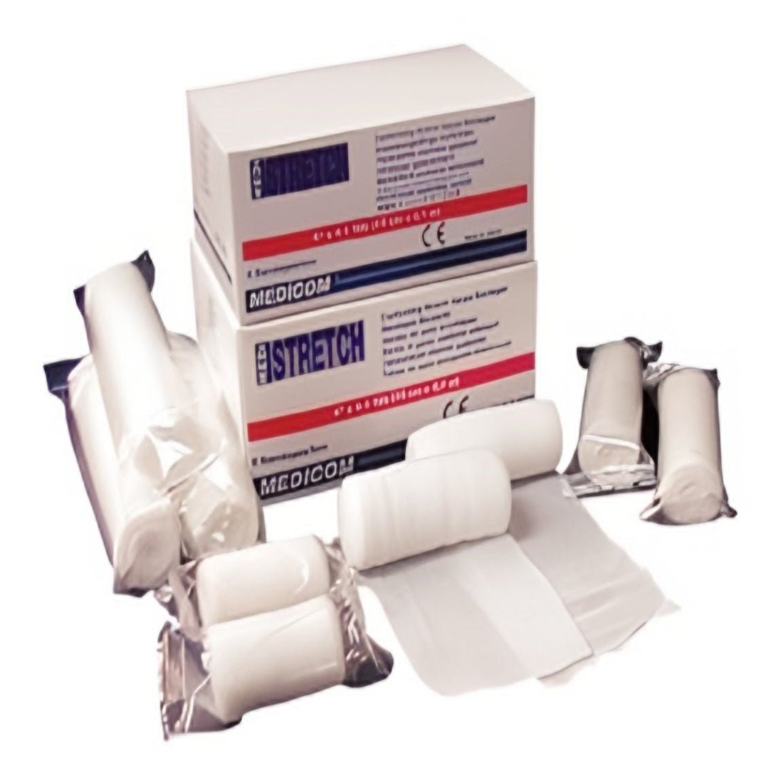 Medi-Stretch Conforming Gauze Bandage – Non-Sterile, Box of 12