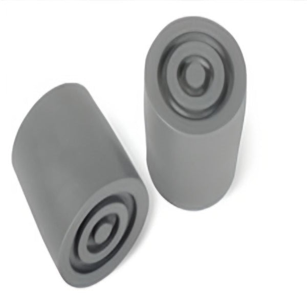 Walker Tip Replacements – 1" (I.D.), Gray, Set of 2