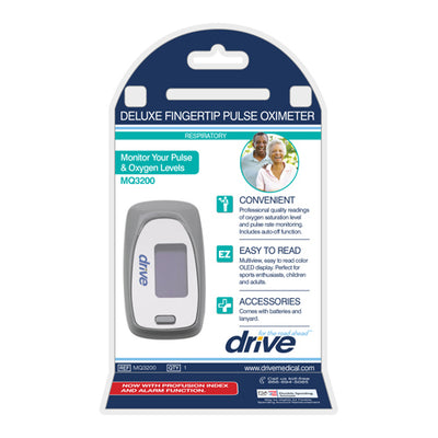 Pulse Oximeter – View SpO2 & Pulse Rate by Drive Medical