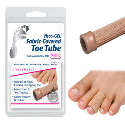 Visco-GEL Fabric-Covered Toe Tube