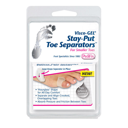 Visco-GEL Stay-Put Toe Separators – Pack of 2