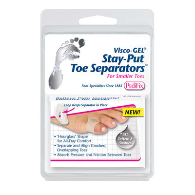 Visco-GEL Stay-Put Toe Separators – Pack of 2