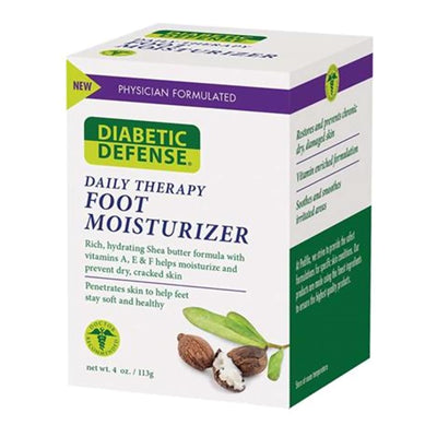Diabetic Defense Daily Therapy Foot Moisturizer – 4 oz