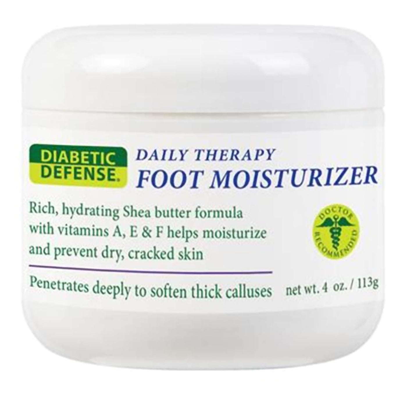 Diabetic Defense Daily Therapy Foot Moisturizer – 4 oz