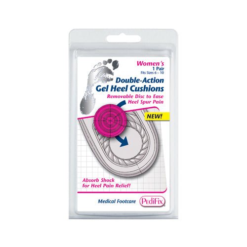 Double-Action Gel Heel Cushion – Pair
