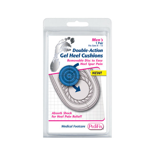 Double-Action Gel Heel Cushion – Pair