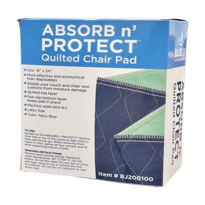 Blue Jay Reusable Absorbent Chair Pads 18”x24” – Pack of 2