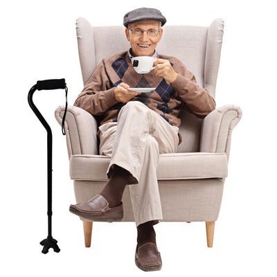 Stand Up For Your Cane – Quadruple Cane Tip, 3/4" Diameter