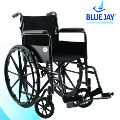 ROLL WITH ME 18" K1 Wheelchair with Fixed Full Arms & SDF