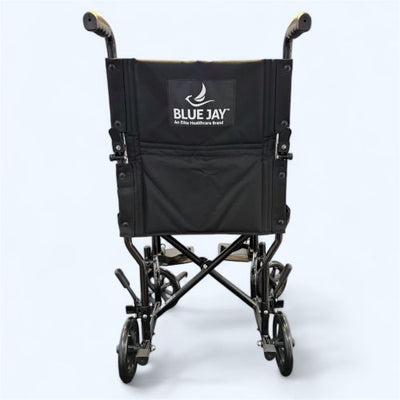 ROLL WITH ME 19" Steel Transport Wheelchair