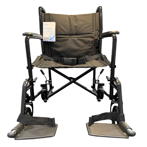 ROLL WITH ME 19" Steel Transport Wheelchair