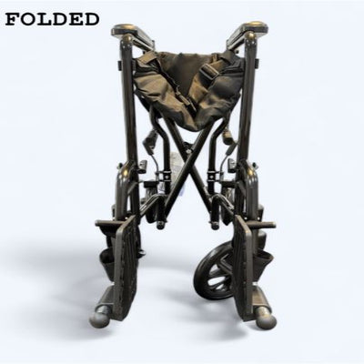 ROLL WITH ME 19" Steel Transport Wheelchair