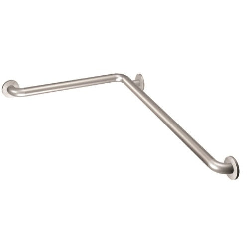 Moen L-Shaped Peened Grab Bar with SecureMount