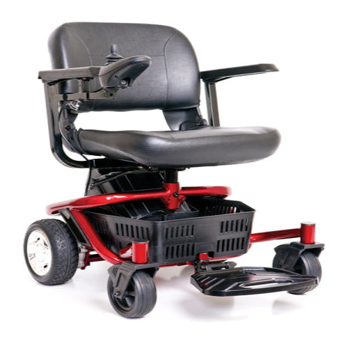 LiteRider PTC Power Wheelchair – Red Rear-Wheel Drive Electric Chair