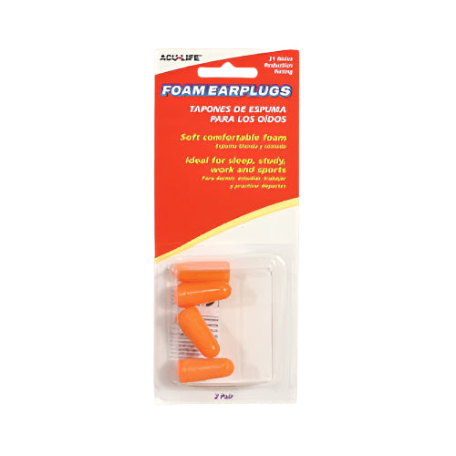 Foam Earplugs – 2 Pairs