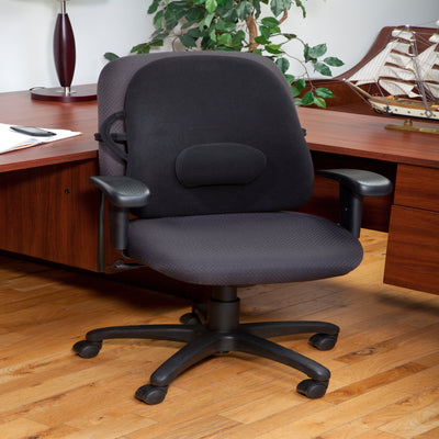 ObusForme Lowback Backrest Support – Black, (Bagged)