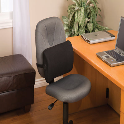 ObusForme Lumbar Support with Side-to-Side Massage – Black