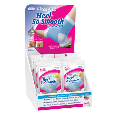 Heel-So-Smooth – Countertop Display (6 Pairs)