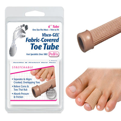 Visco-GEL Fabric-Covered Toe Tube