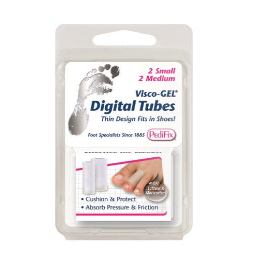 Visco-GEL All-Gel Digital Tubes – 2/Pack (1 Small, 1 Medium)