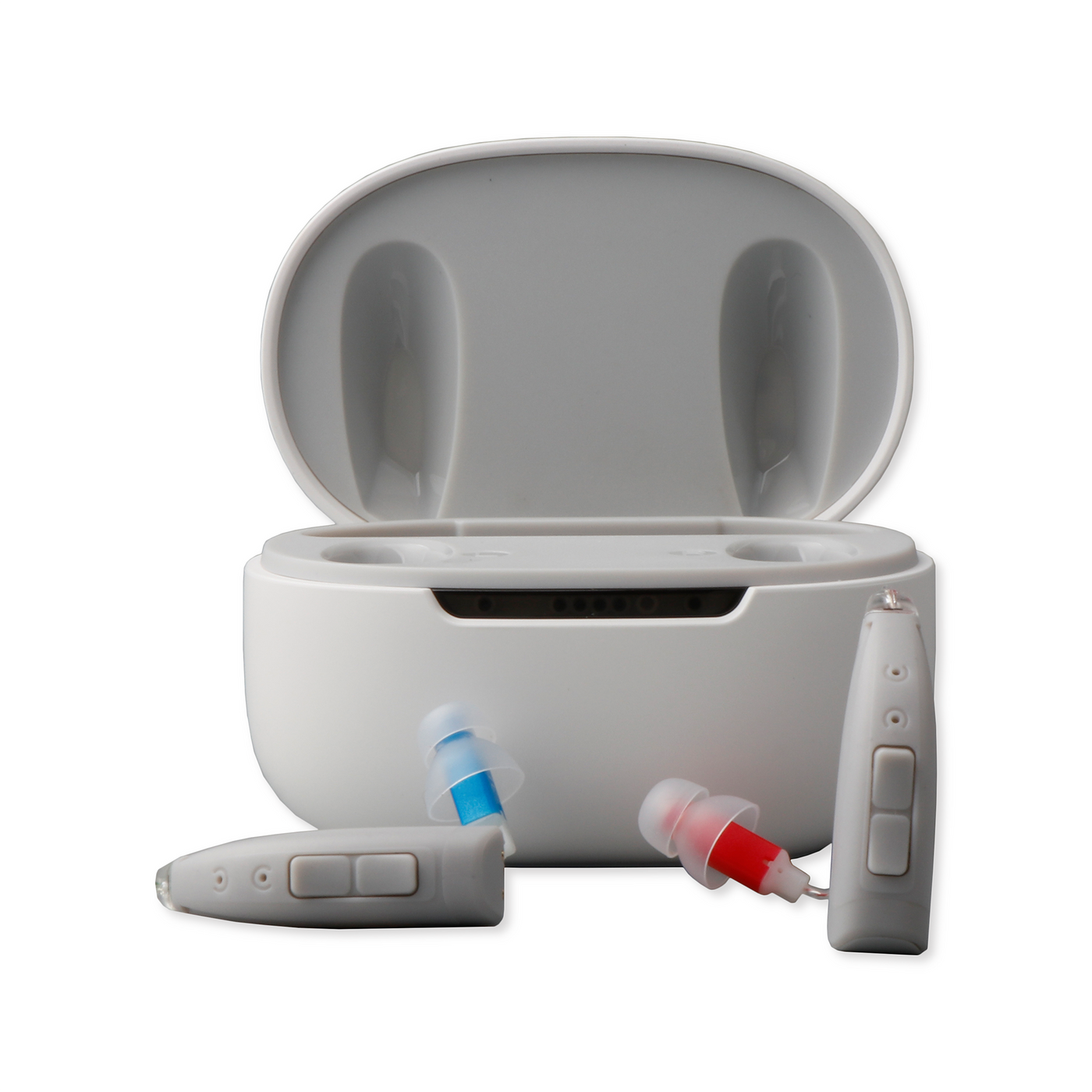 STREAM RIC Rechargeable OTC Hearing Aid Kit with Bluetooth Streaming & App Personalization