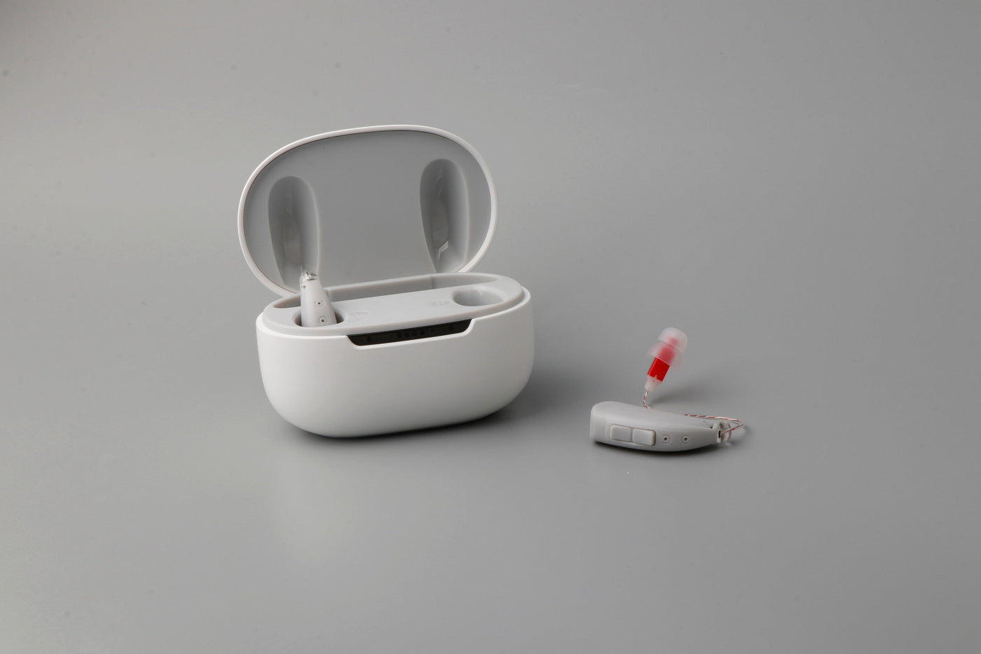 STREAM RIC Rechargeable OTC Hearing Aid Kit with Bluetooth Streaming & App Personalization