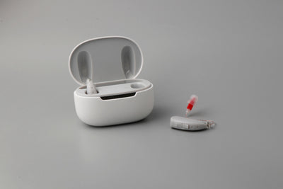 STREAM RIC Rechargeable OTC Hearing Aid Kit with Bluetooth Streaming & App Personalization