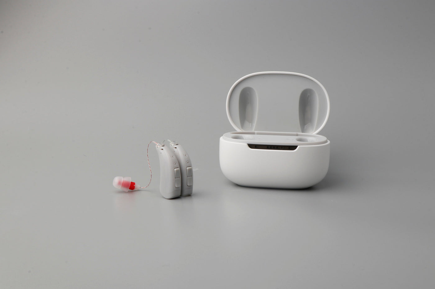 STREAM RIC Rechargeable OTC Hearing Aid Kit with Bluetooth Streaming & App Personalization